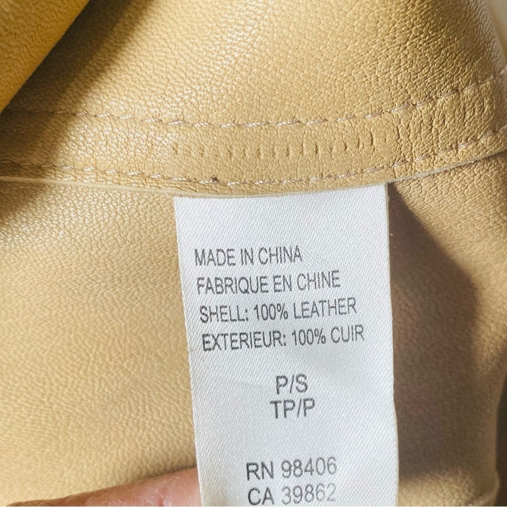THEORY 100% Genuine Leather Suede Preppy Classic Cowgirl Western Poncho P/S NWT - Picture 7 of 7